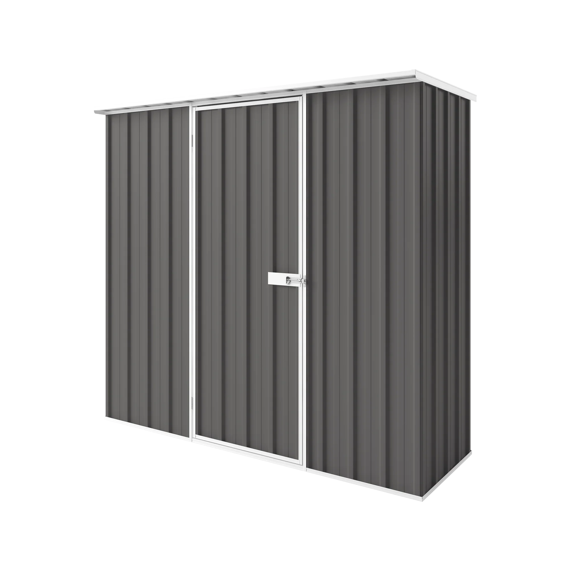 2.25m x 0.78m Flat Roof Garden Shed - Image 5