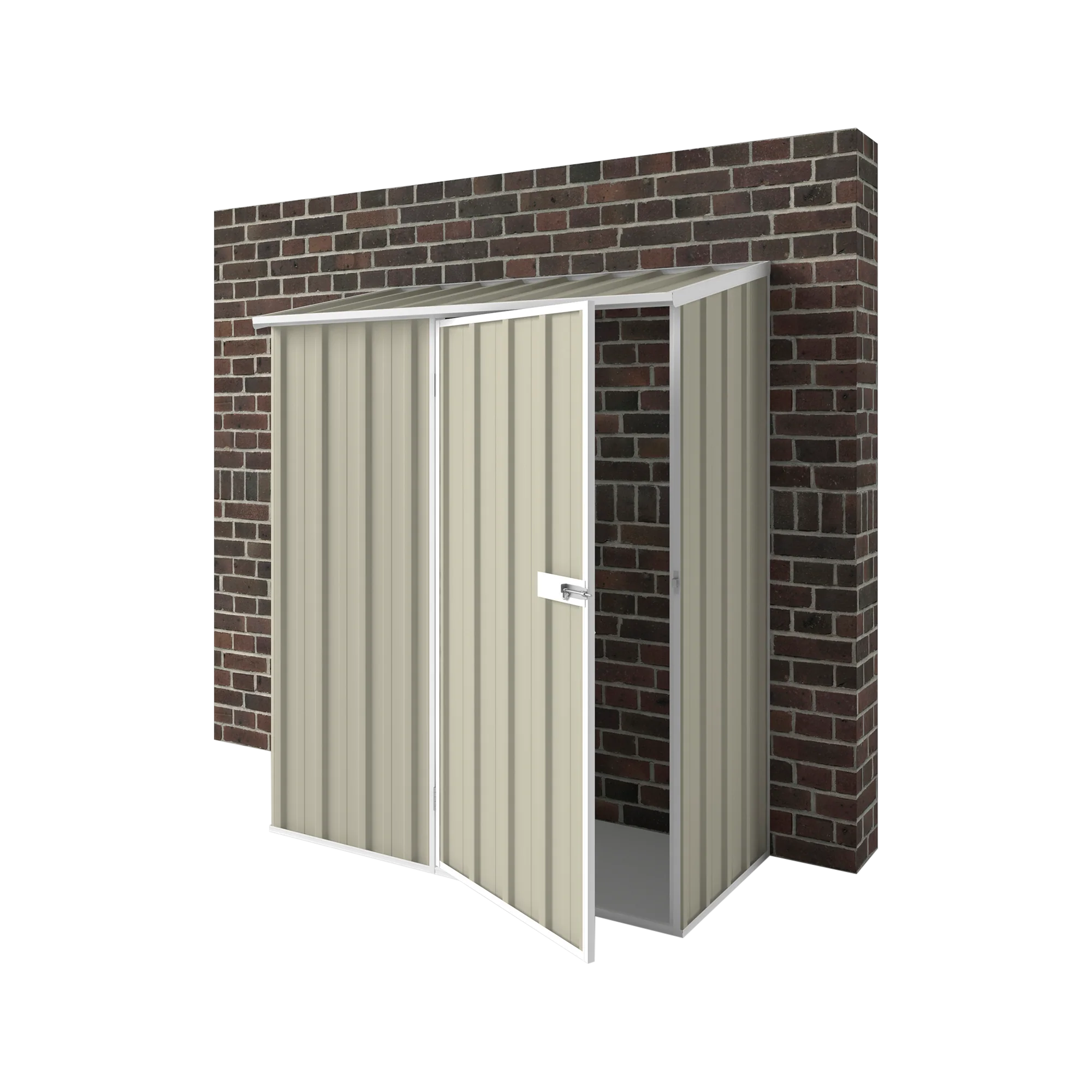 1.5m x 0.78m Off The Wall Garden Shed - Image 9