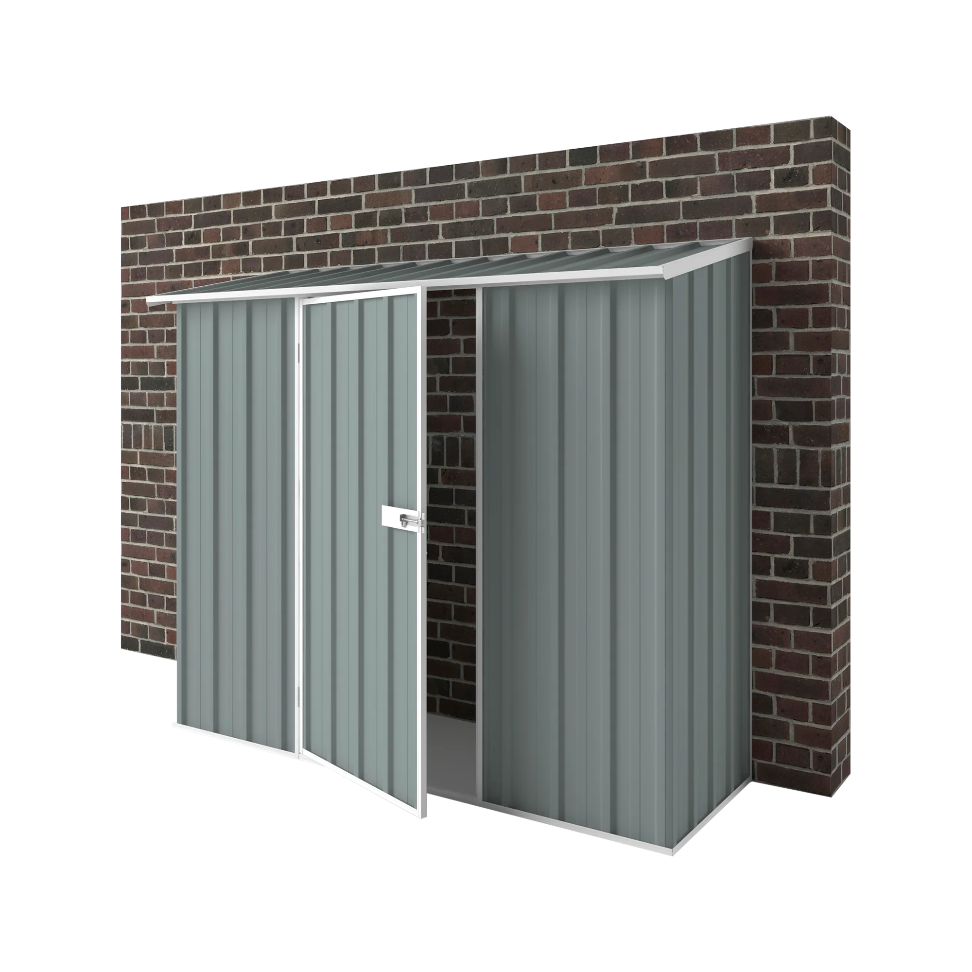 2.25m x 0.78m Off The Wall Garden Shed - Image 7