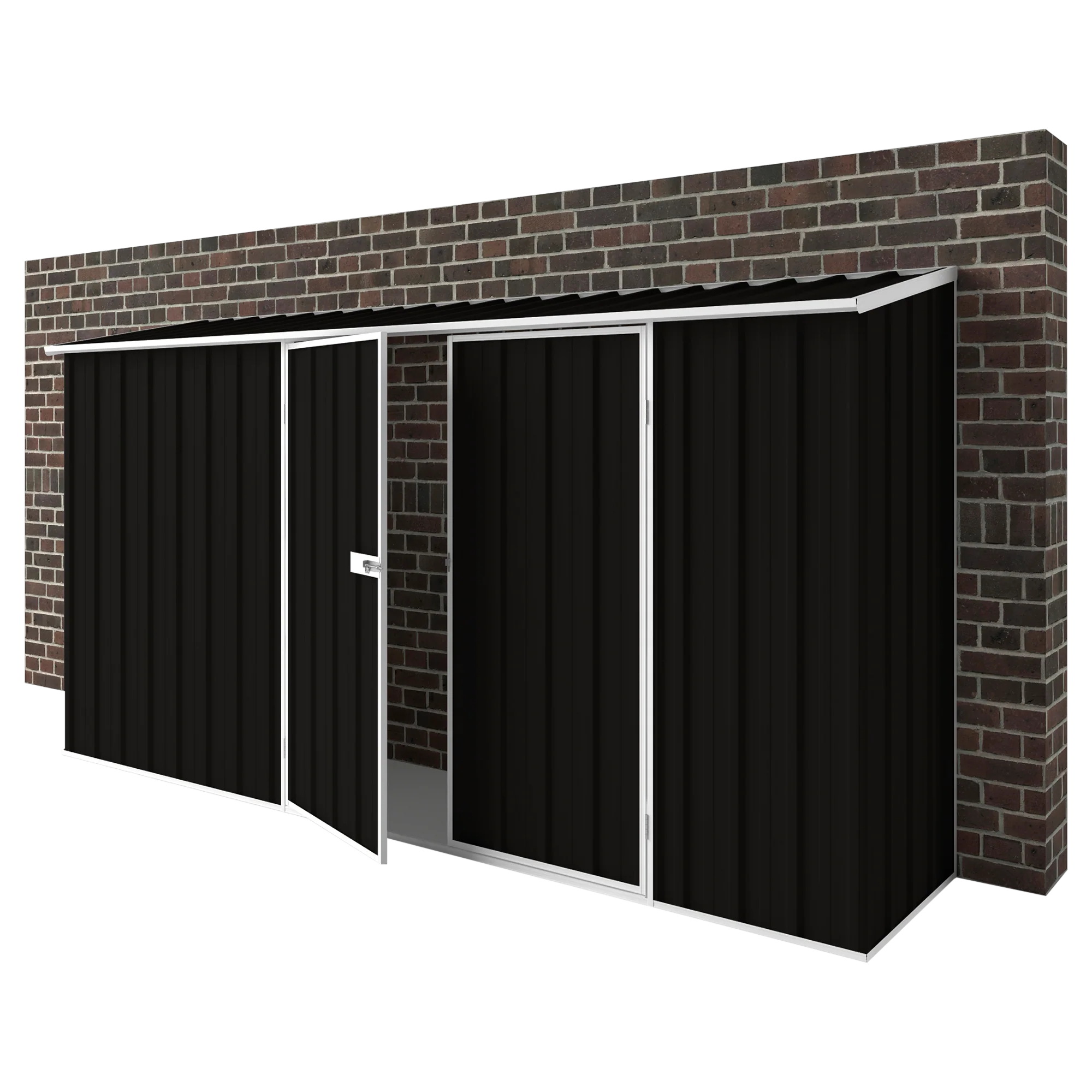 3.75m x 0.78m Off The Wall Garden Shed - Image 8